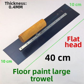 Nerezová oceľová špachtľa na stierku a vyrovnávanie omietky (diatomová omietka)