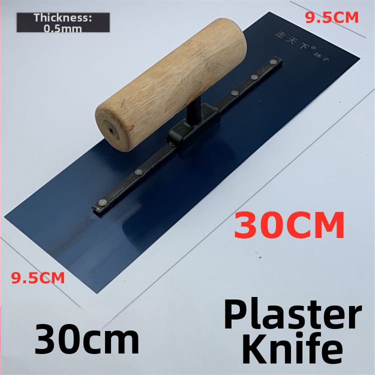 Nerezová oceľová špachtľa na stierku a vyrovnávanie omietky (diatomová omietka)