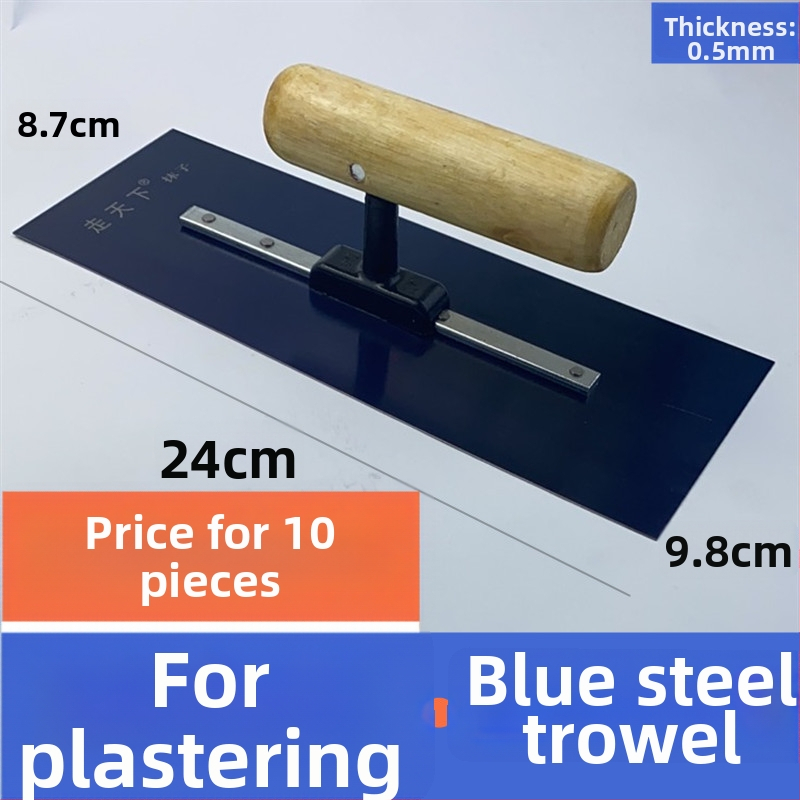 Nerezová oceľová špachtľa na stierku a vyrovnávanie omietky (diatomová omietka)