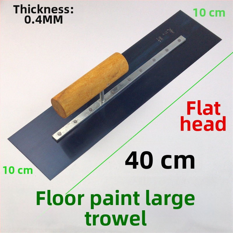 Nerezová oceľová špachtľa na stierku a vyrovnávanie omietky (diatomová omietka)