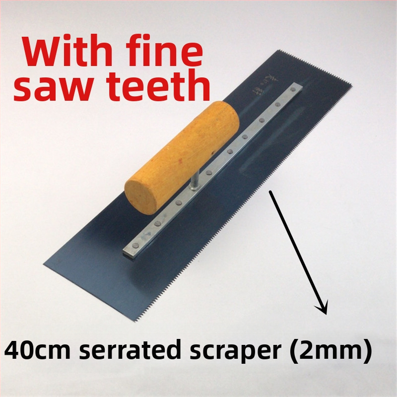 Nerezová oceľová špachtľa na stierku a vyrovnávanie omietky (diatomová omietka)