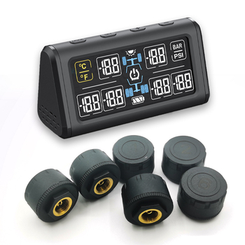 TPMS sustav za nadzor tlaka u gumama kamiona – 6 kotača, vanjski bežični, digitalni zaslon, visoka preciznost (Model X6)