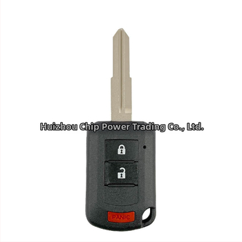 Ključ Mitsubishi Outlander s plosnim oštricama, 2+1 tipka, 315 MHz, čip 46, OUCJ166N/6370B944