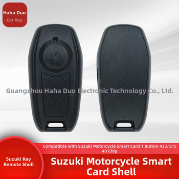 Kućište ključa Suzuki motocikl pametnom karticom, 1 tipka