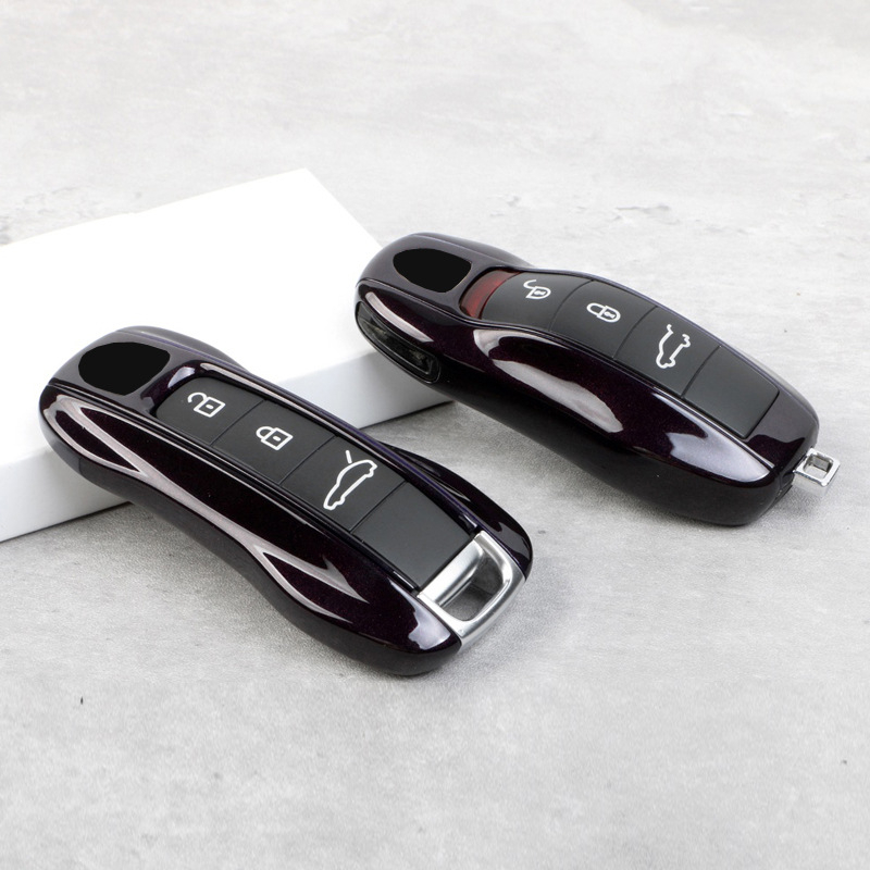 Kryt ključa Porsche – ABS materijal, jednostavan stil, bez prilagodbe, kompatibilan s Cayenne, Macan, 718 Cayman, Panamera, Taycan, 911