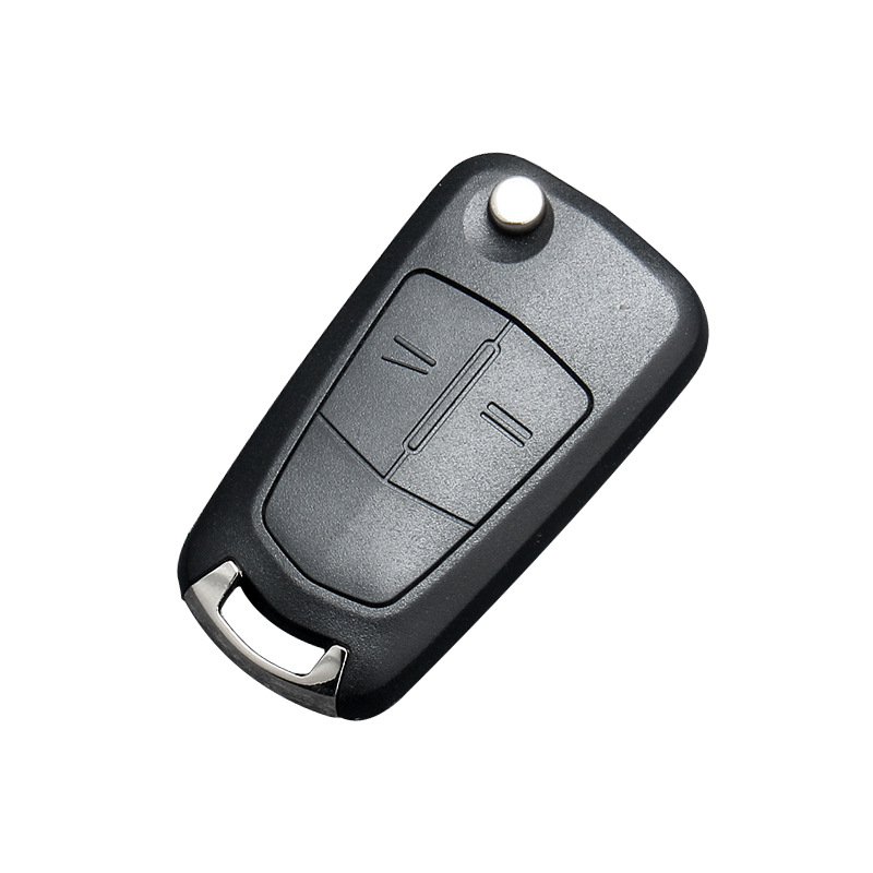 Opel sklopivi kućni ključ kućište za daljinski upravljač, model OB, 2- ili 3 tipke, metalna oštrica ključa, APS kućište, 42 g