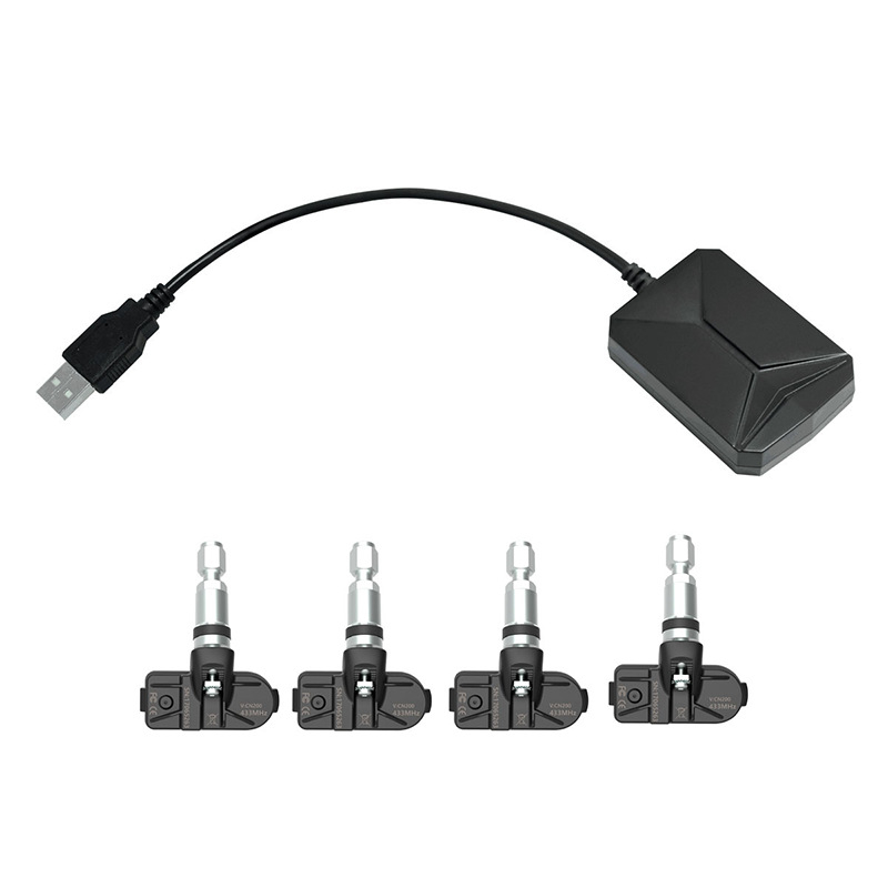 TPMS sustav za praćenje tlaka u gumama, USB100 model, digitalni zaslon, prijenosan, visoka preciznost, raspon 0-8 bar