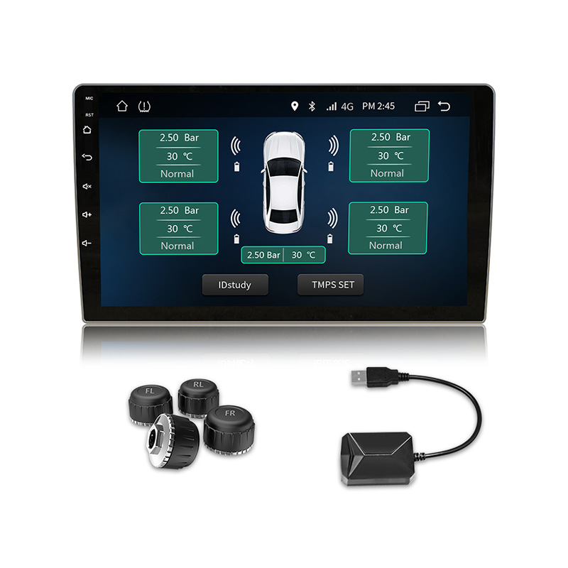 TPMS sustav za praćenje tlaka u gumama, USB100 model, digitalni zaslon, prijenosan, visoka preciznost, raspon 0-8 bar