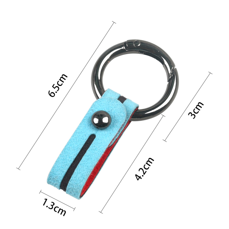 LIKE BIAO Kljucni lanac za auto od velura, s karabinom, univerzalna upotreba, prilagodljivo