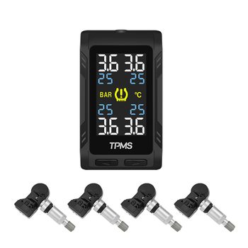 TPMS sustav nadzora tlaka u gumama – digitalni zaslon, raspon tlaka 0,5–6 bara, visoka preciznost, ugrađena instalacija, kompatibilan s Lavida, Sagitar, Magotan, Tiguan, Tanyuebao
