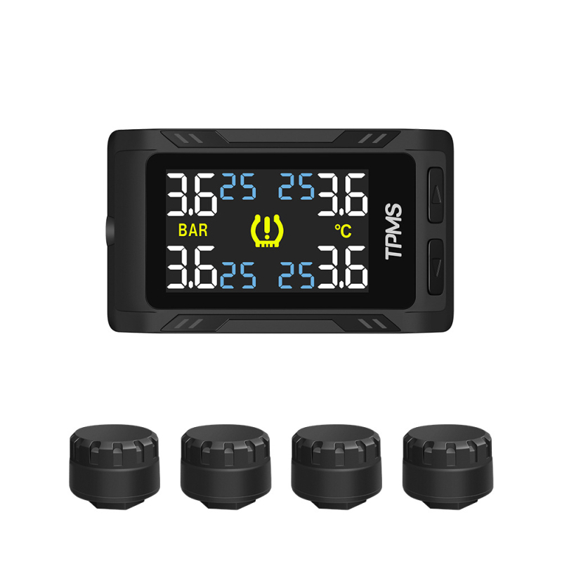 TPMS sustav nadzora tlaka u gumama – digitalni zaslon, raspon tlaka 0,5–6 bara, visoka preciznost, ugrađena instalacija, kompatibilan s Lavida, Sagitar, Magotan, Tiguan, Tanyuebao