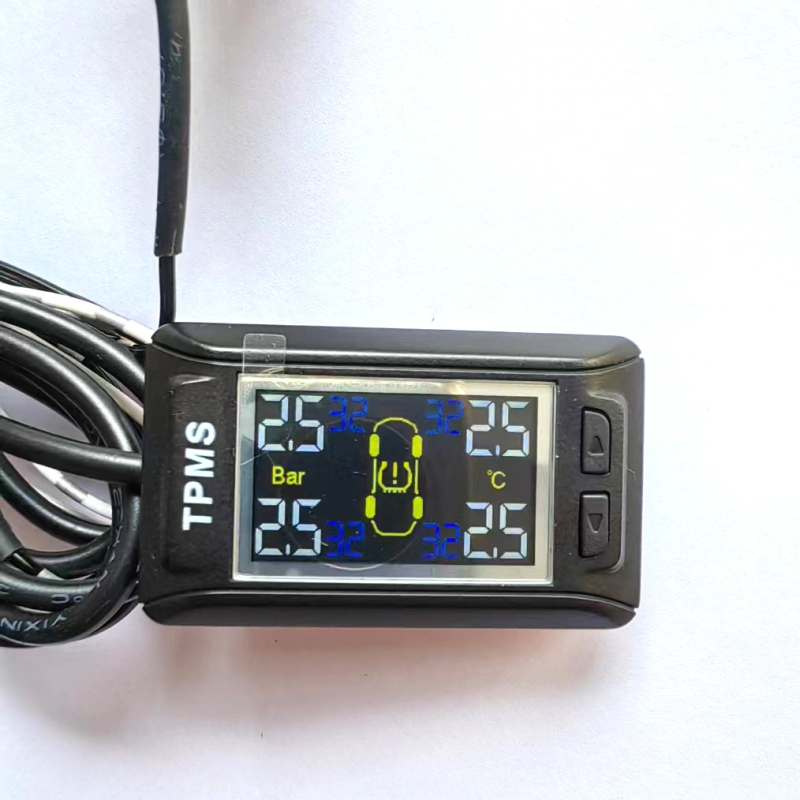 TPMS s ugrađenim LCD zaslonom i Android navigacijom, model I68, digitalni prikaz, sustav nadzora tlaka u gumama, visoka preciznost, raspon 0-99 psi