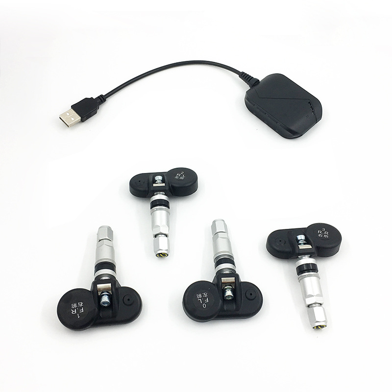 USB ugrađeni sustav praćenja tlaka u gumama s velikim zaslonom za Android navigaciju – TPMS