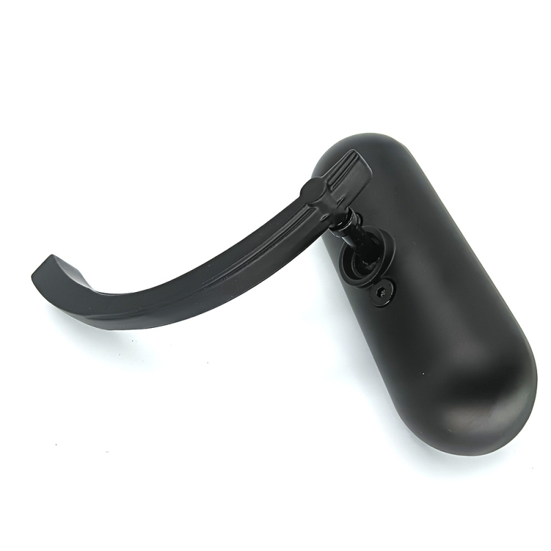 Oglindă retrovizoare pentru motocicletă, aluminiu, rotundă, model 2861, universală (montaj: dinți pozitivi/negativi)