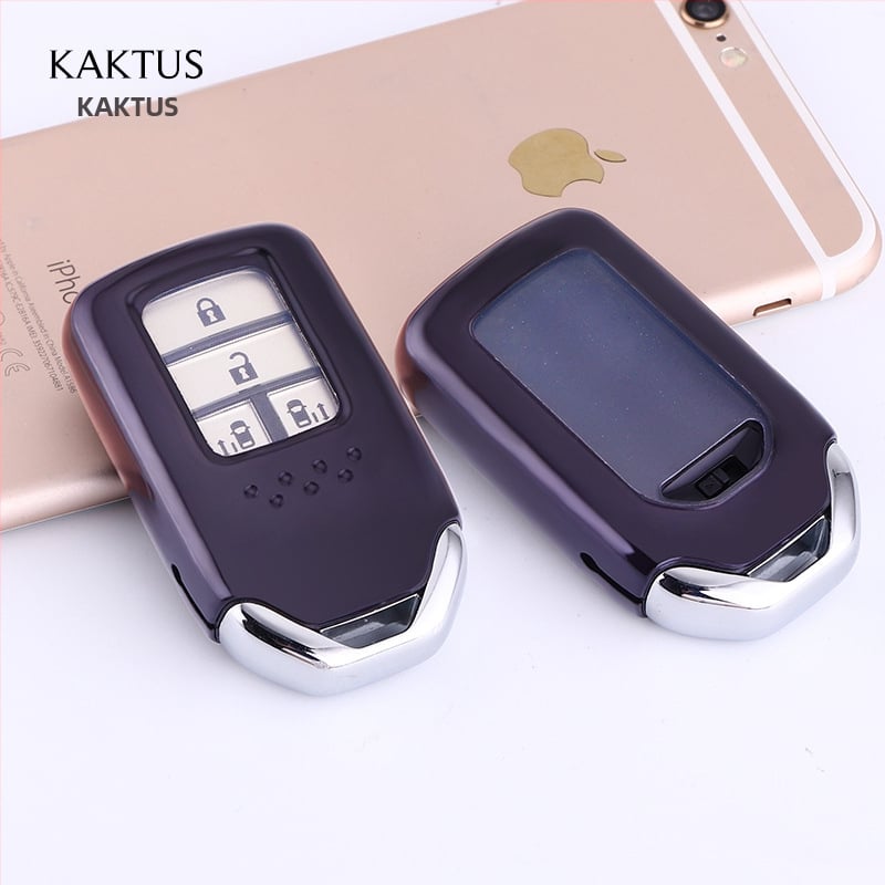 KAKTUS futrola za ključ automobila za Honda, TPU mekani gumeni materijal, licencirana privatna oznaka
