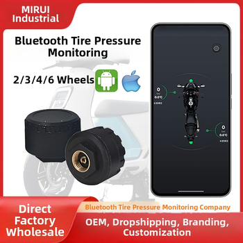 Vanjski senzor za nadzor tlaka u gumama tricikla, Bluetooth senzor, mobilna aplikacija, mjerenje temperature i tlaka, pametno