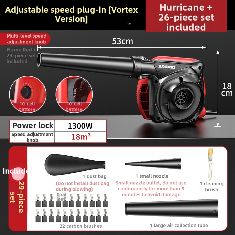 Ai Rui Shield aspirator portabil cu baterie litiu reîncărcabilă și aspirație praf – 220V, interval tensiune AC mono-fazat / DC ≤50V