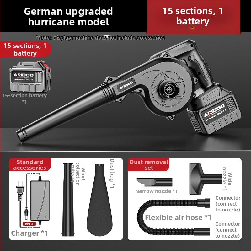 Ai Rui Shield aspirator portabil cu baterie litiu reîncărcabilă și aspirație praf – 220V, interval tensiune AC mono-fazat / DC ≤50V