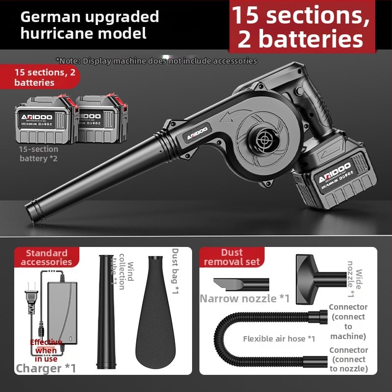 Ai Rui Shield aspirator portabil cu baterie litiu reîncărcabilă și aspirație praf – 220V, interval tensiune AC mono-fazat / DC ≤50V