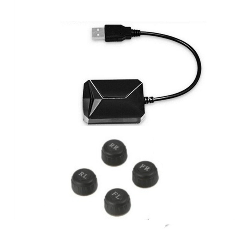 Sistem TPMS pentru autoturism, model T08, montaj încorporat, afișaj digital, interval presiune 1,4–3,3 Bar, senzor de înaltă precizie