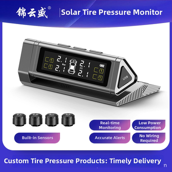 TPMS sustav praćenja tlaka u gumama s ugrađenim i vanjskim bežičnim solarnim senzorima