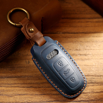 Kryt ključa Audi A6L/A8L — teleća koža, prilagodljiva privatna etiketa, Navigator brend
