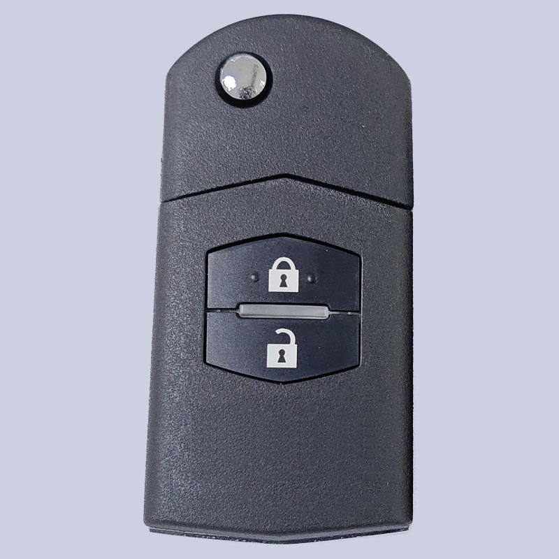 Carcasă pentru cheia auto Mazda 2/3/4 – 4 butoane, plastic ABS, compatibil cu modelul Mazda-4-3