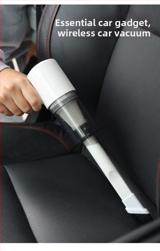 Ručni usisavač za automobil s bežičnim punjenjem — kompaktan i prenosan, 7.4V, 35W, 2500Pa
