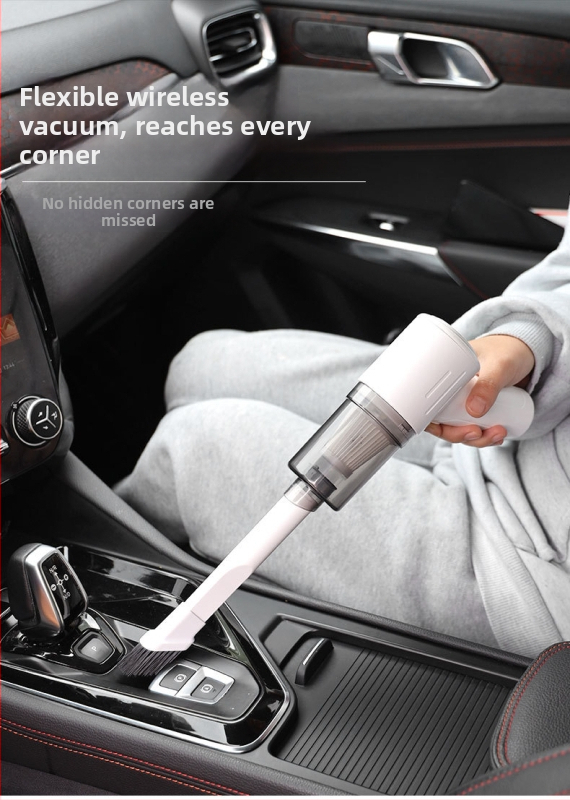 Ručni usisavač za automobil s bežičnim punjenjem — kompaktan i prenosan, 7.4V, 35W, 2500Pa