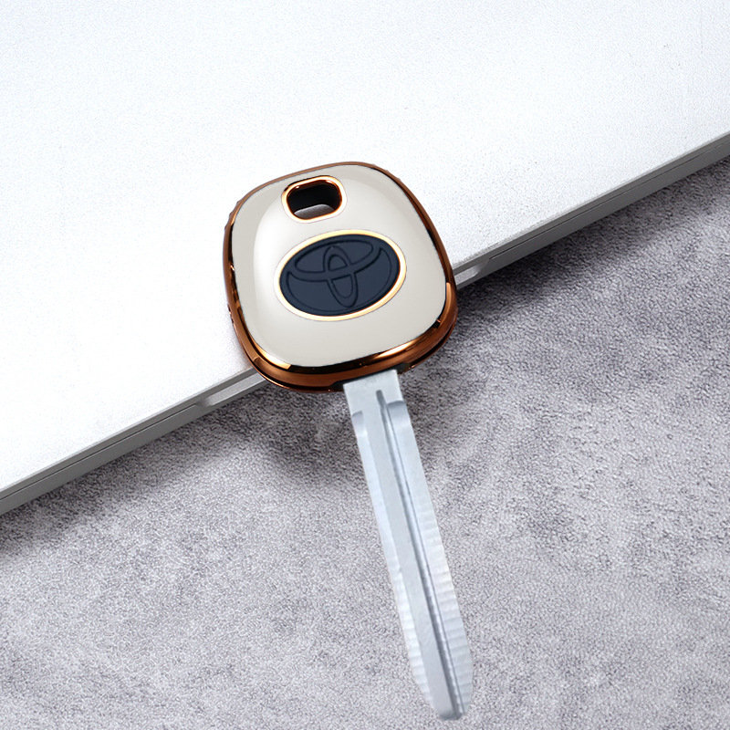 Carcasă de cheie Toyota pentru Camry, Highlander, Corolla, Reiz și Prado – TPU, stil de înaltă clasă, marcă Qx letter, fără personalizare