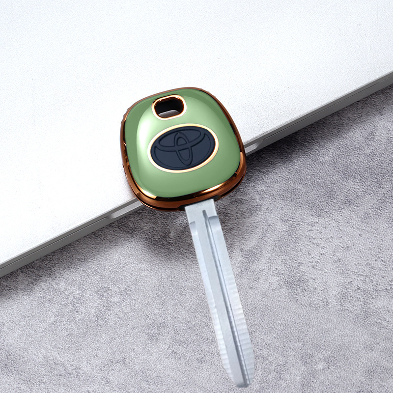 Carcasă de cheie Toyota pentru Camry, Highlander, Corolla, Reiz și Prado – TPU, stil de înaltă clasă, marcă Qx letter, fără personalizare