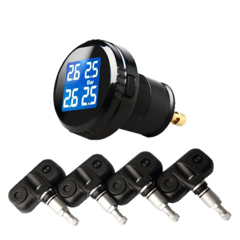 S3 Mini ugrađena bežična TPMS sustav za praćenje tlaka u gumama, digitalni prikaz, model C100, ugrađena instalacija