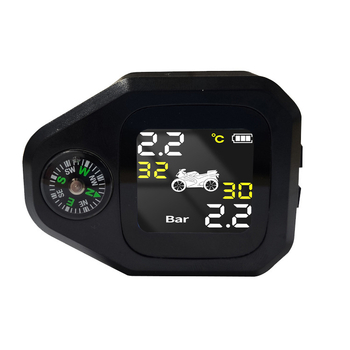 TPMS za motocikl – bežični, vodootporan, digitalni zaslon, visoka preciznost, raspon 0–7.9 bar