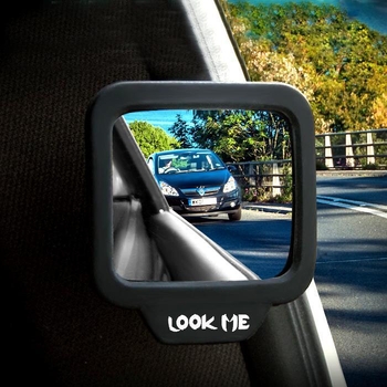 Задно огледало за кола с извито огледало за слепи точки за наблюдение на бебето в колата