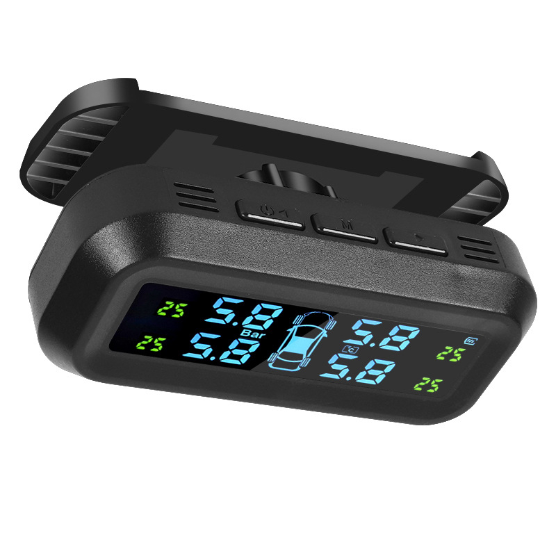 TPMS sustav praćenja tlaka u gumama — raspon 0-5 bar, digitalni zaslon, 360° podesivo, mini oblik, model 360HX-04