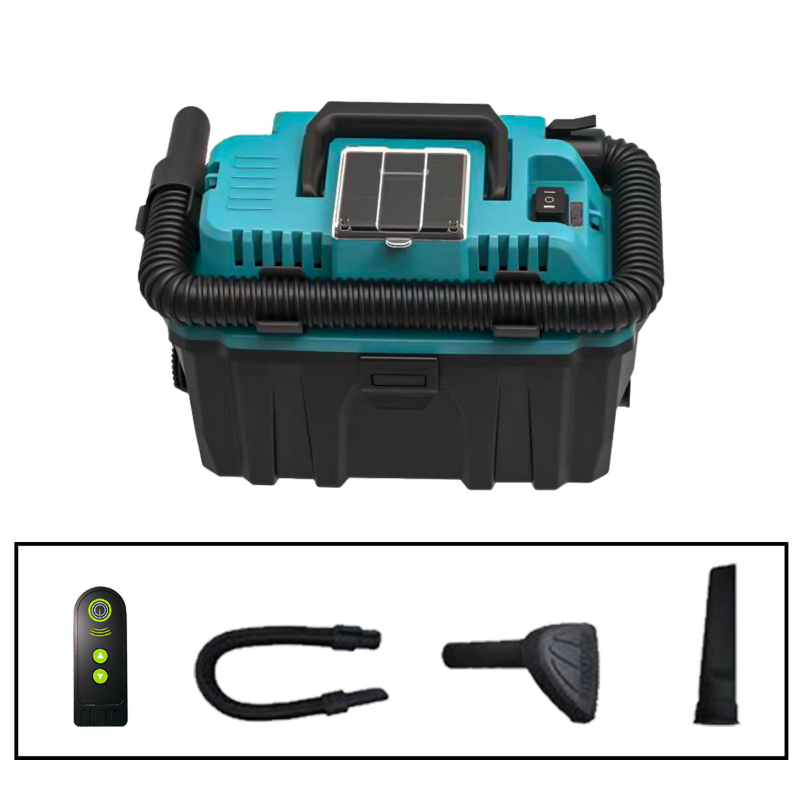Maxwell compatibil Makita aspirator cu motor brushless, putere înaltă, telecomandă, tip cilindric, 21V, 800W, 20000 Pa, umed/uscat, baterie reîncărcabilă