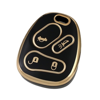 Carcasa de chei auto pentru Chevrolet, GMC, Cadillac și Hummer – TPU, design premium, pentru chei cu 4 butoane, fără personalizare