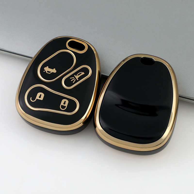 Carcasa de chei auto pentru Chevrolet, GMC, Cadillac și Hummer – TPU, design premium, pentru chei cu 4 butoane, fără personalizare