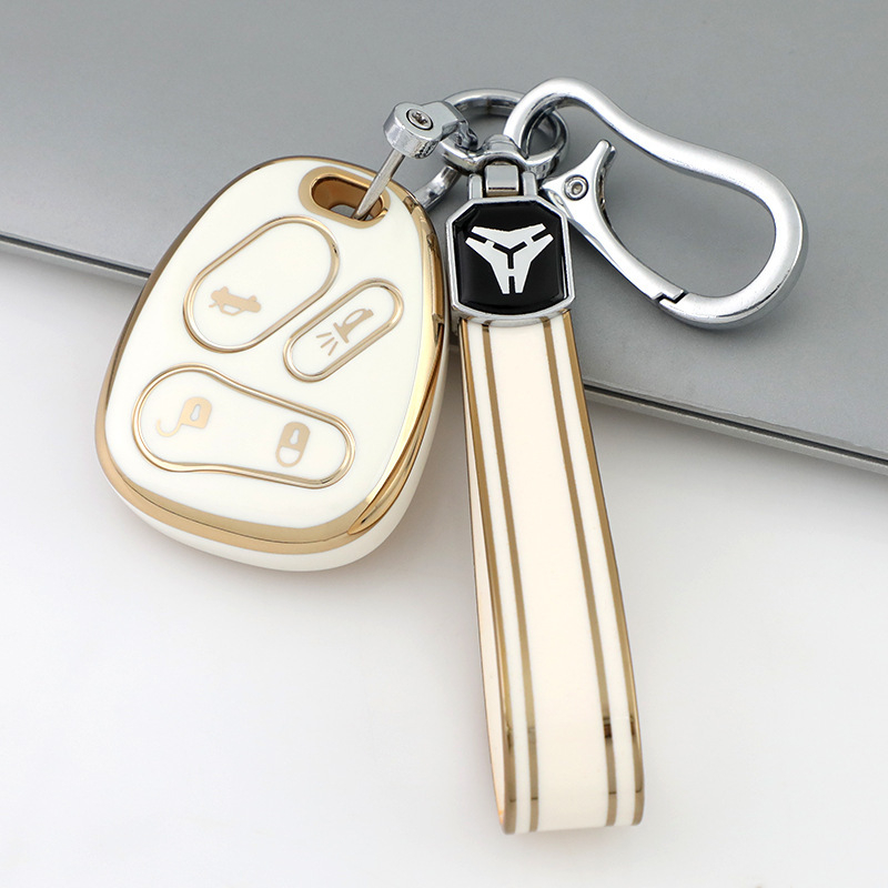 Carcasa de chei auto pentru Chevrolet, GMC, Cadillac și Hummer – TPU, design premium, pentru chei cu 4 butoane, fără personalizare