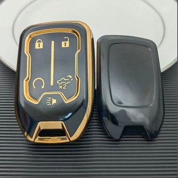 Carcasă pentru cheie Chevrolet, TPU, stil premium, Qx Quanxin, fără personalizare