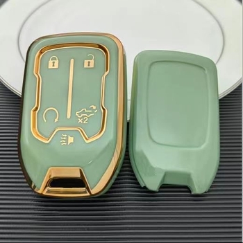 Carcasă pentru cheie Chevrolet, TPU, stil premium, Qx Quanxin, fără personalizare