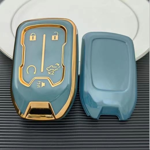 Carcasă pentru cheie Chevrolet, TPU, stil premium, Qx Quanxin, fără personalizare