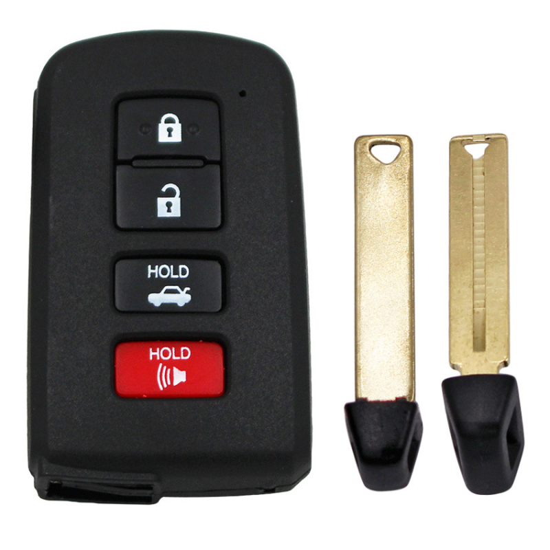 Θήκη κλειδιού Toyota Camry, μοντέλο T-04, ABS περίβλημα, λεπίδα από λευκό χαλκό, βάρος 0,08 kg