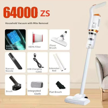 Bezdrôtový vysávač pre domov i auto — vysoký sací výkon >25 kPa, výkon 8000 AW, vstavaná batéria 1601–2000 mAh, napätie ≤36V, doba prevádzky 0–1 h, tichý chod