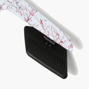 Oglindă retrovizoare pentru motocicletă cu aripă fixă – carcasă din aliaj de aluminiu și plastic, oglindă pătrată, montaj dinți în față și în spate, Zhentuo Zt-004; potrivită pentru motociclete și vehicule electrice