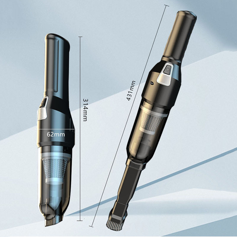 Automobilski mini bežični usisivač za mokro i suho čišćenje, 12V, 120W, punjivi