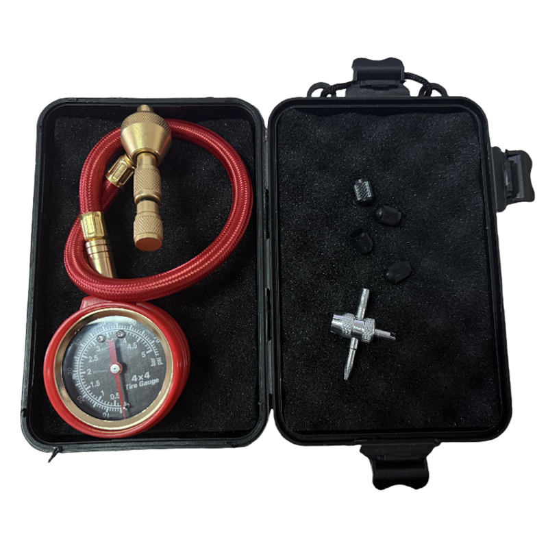 Mason PG03 mjerni uređaj za tlak u gumama, mesing, za terenska vozila, s pokazivačem i funkcijom deflacije