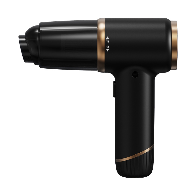 Bežični usisavač za auto i kuću s funkcijom puhanja i usisavanja, 60W, USB napajanje, ugrađena baterija 1001–1600 mAh, vrijeme rada 1–3 h, buka < 36 dB