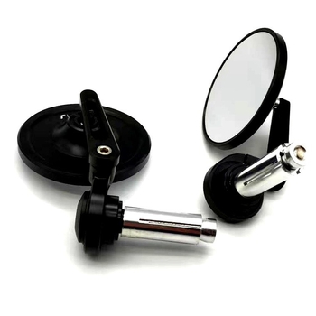 Oglindă retrovizoare motocicletă universală, rotundă, din aliaj de aluminiu, model 6023