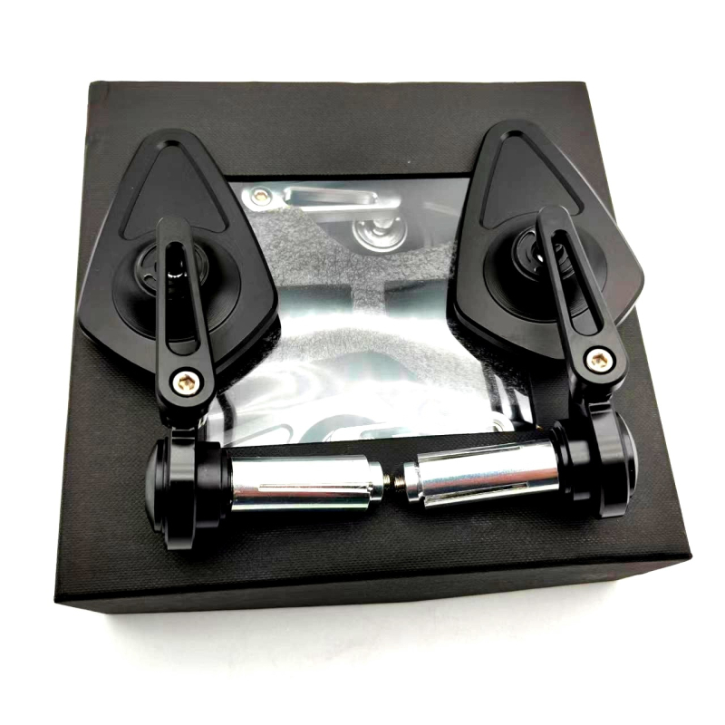 Oglindă retrovizoare motocicletă universală, rotundă, din aliaj de aluminiu, model 6023